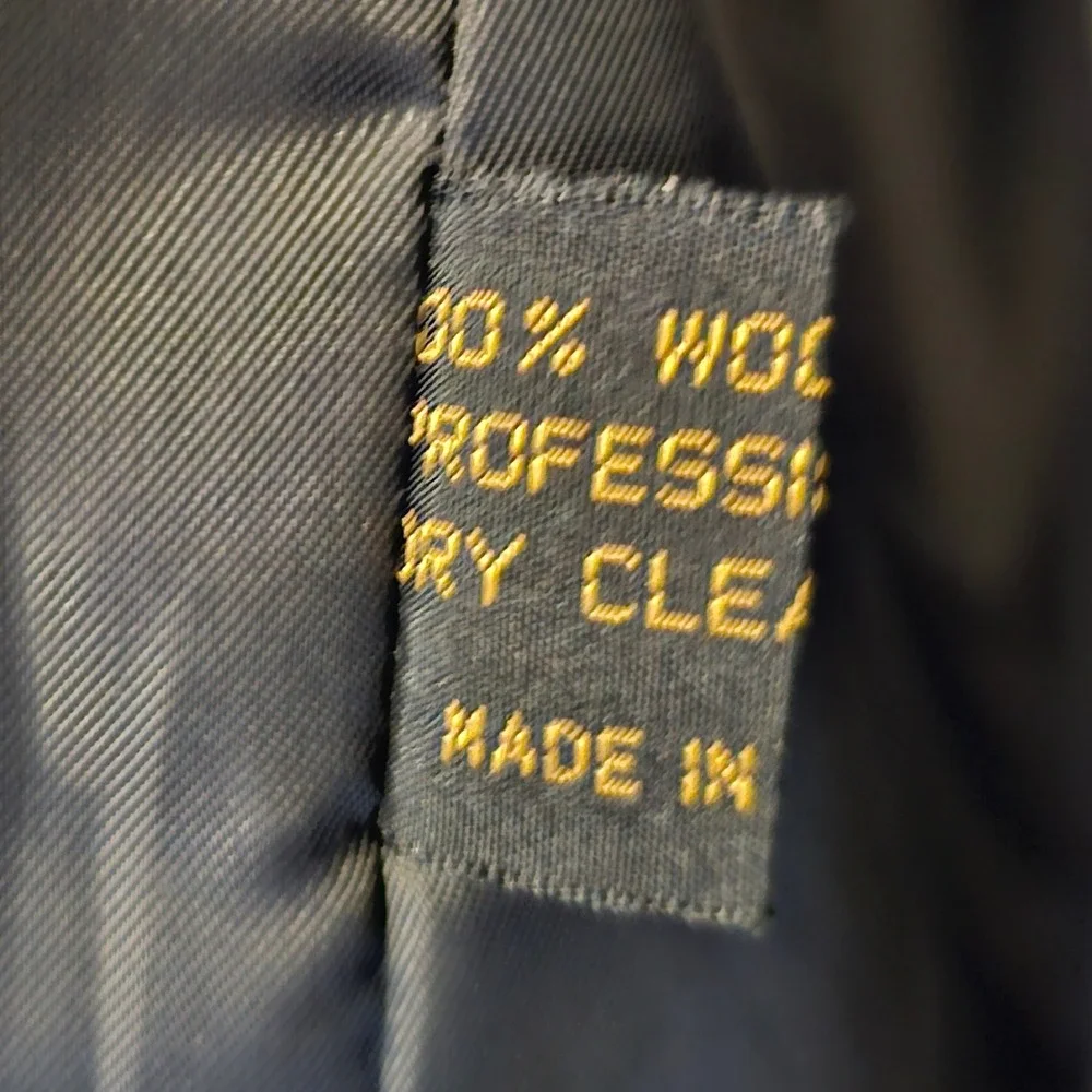 Pronto Uomo Platinum Mens 46R Dark Gray 100% Wool Suit Sport Coat Blazer EUC‎